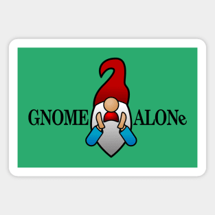 Gnome Alone Magnet